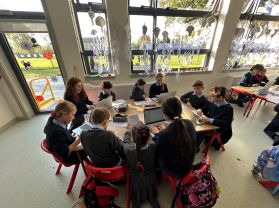 Spine-Chilling Collaboration: Halloween Tales with 2nd and 6th Class
