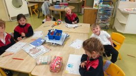 Happy Faces in Senior Infants!