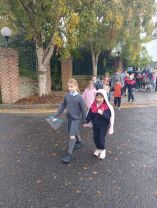 Nature walk with our Buddy Class
