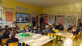 A visit from Garda Barry and Paul from Donnybrook Garda station!