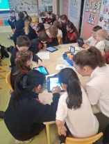 Sixth Class & Senior Infants Team Up for Book Creator!